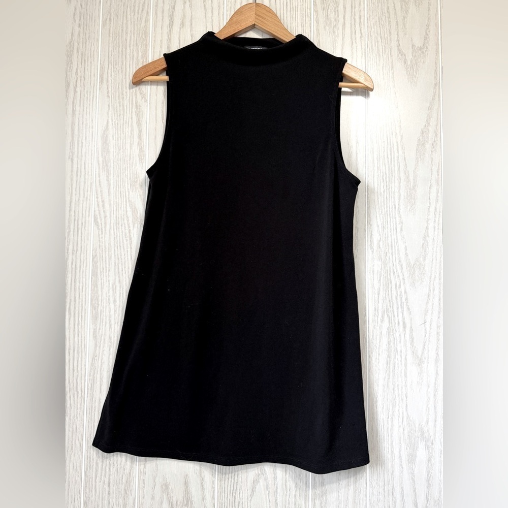 Express Black Tunic Top Size Small Petite EUC